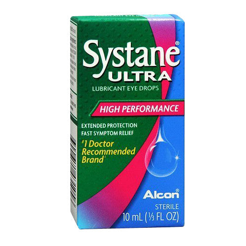 Systane Ultra Lubricant Eye Drops, High Performance - 2 X 4 Ml